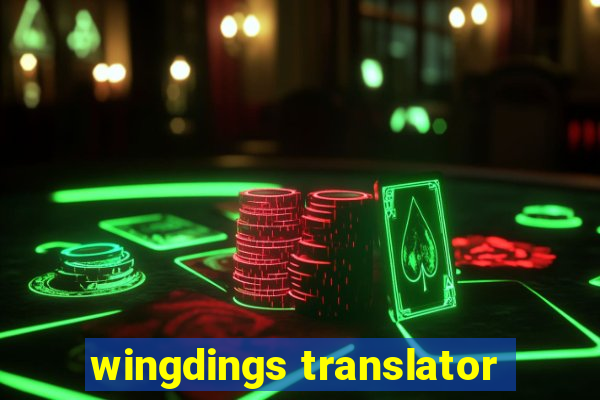 wingdings translator